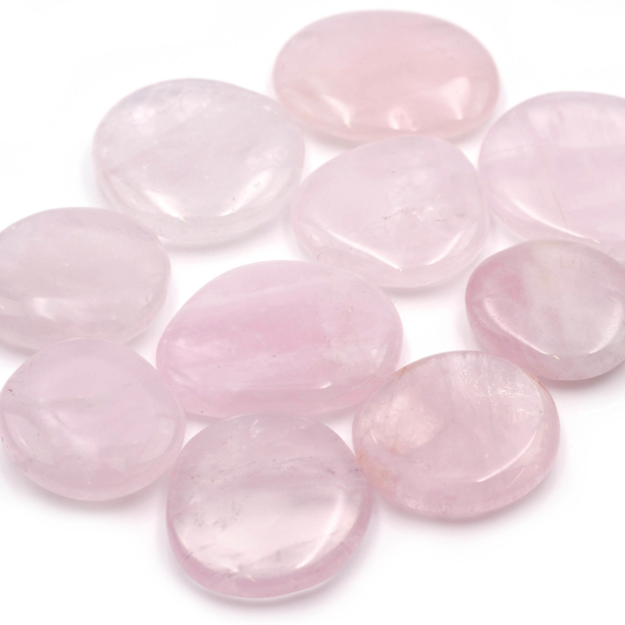 Bild von Rosenquarz Handschmeichler Extra (VE: 250g)