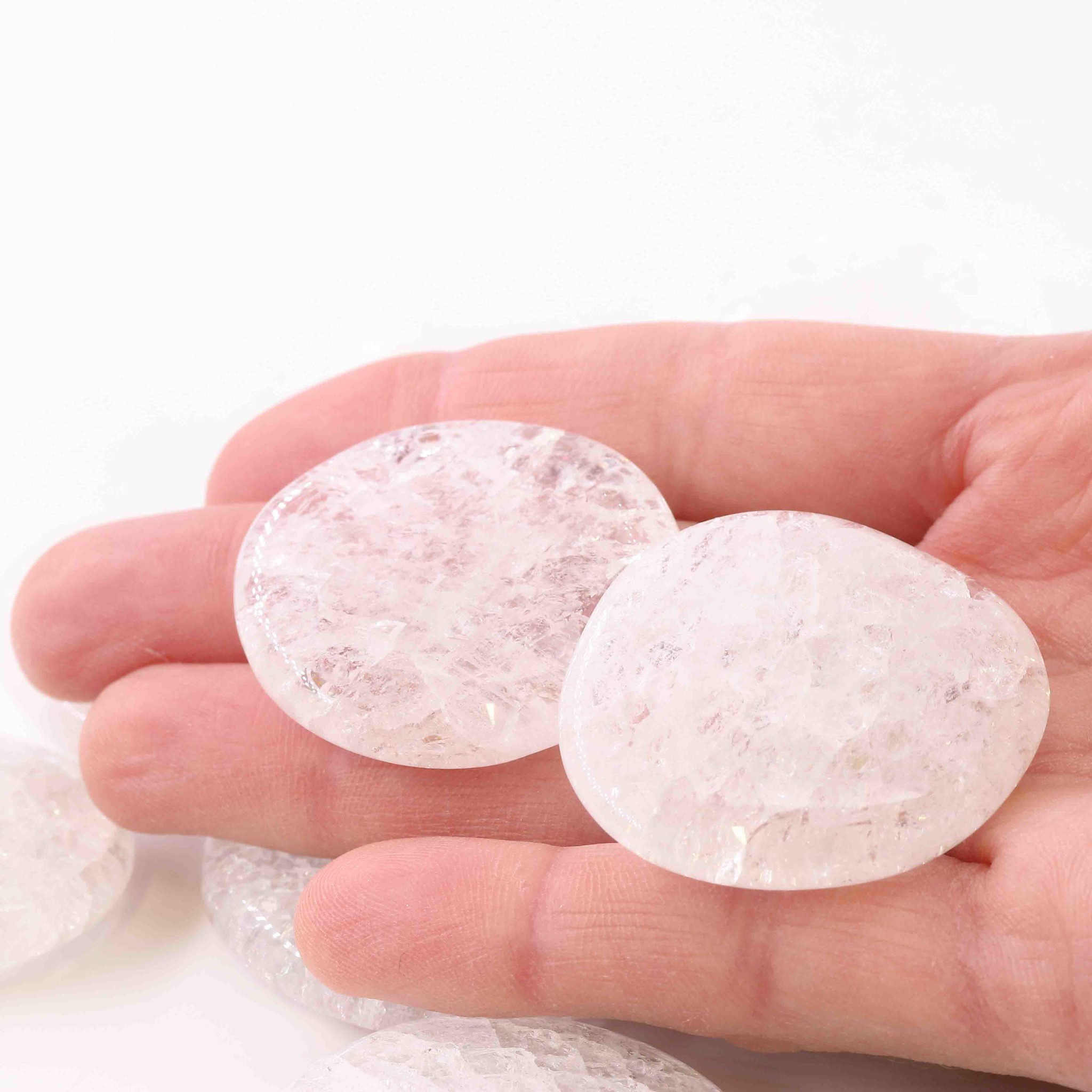 Bild von Iris-Bergkristall Handschmeichler (VE: 250g)