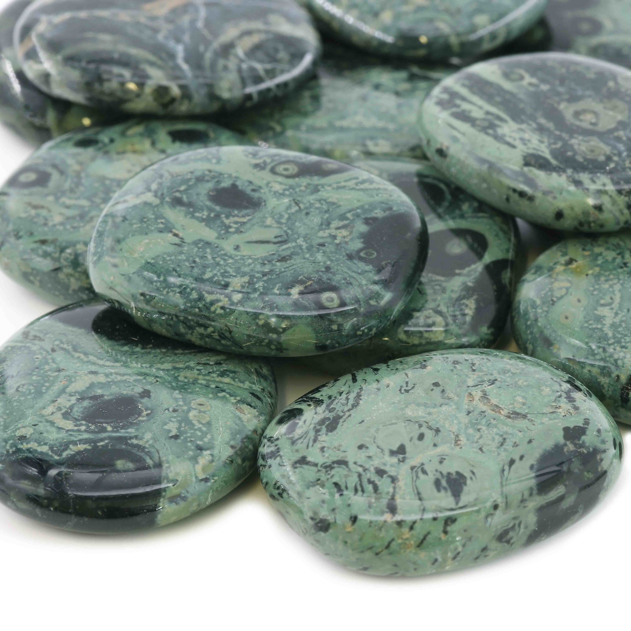 Bild von Kambaba Jaspis(Eldarit) Handschmeichler (VE: 250g)