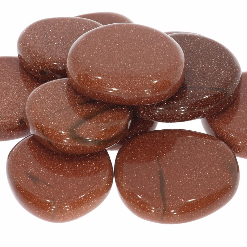 Bild von Goldfluss rot (synth.) Handschmeichler (VE: 250g)