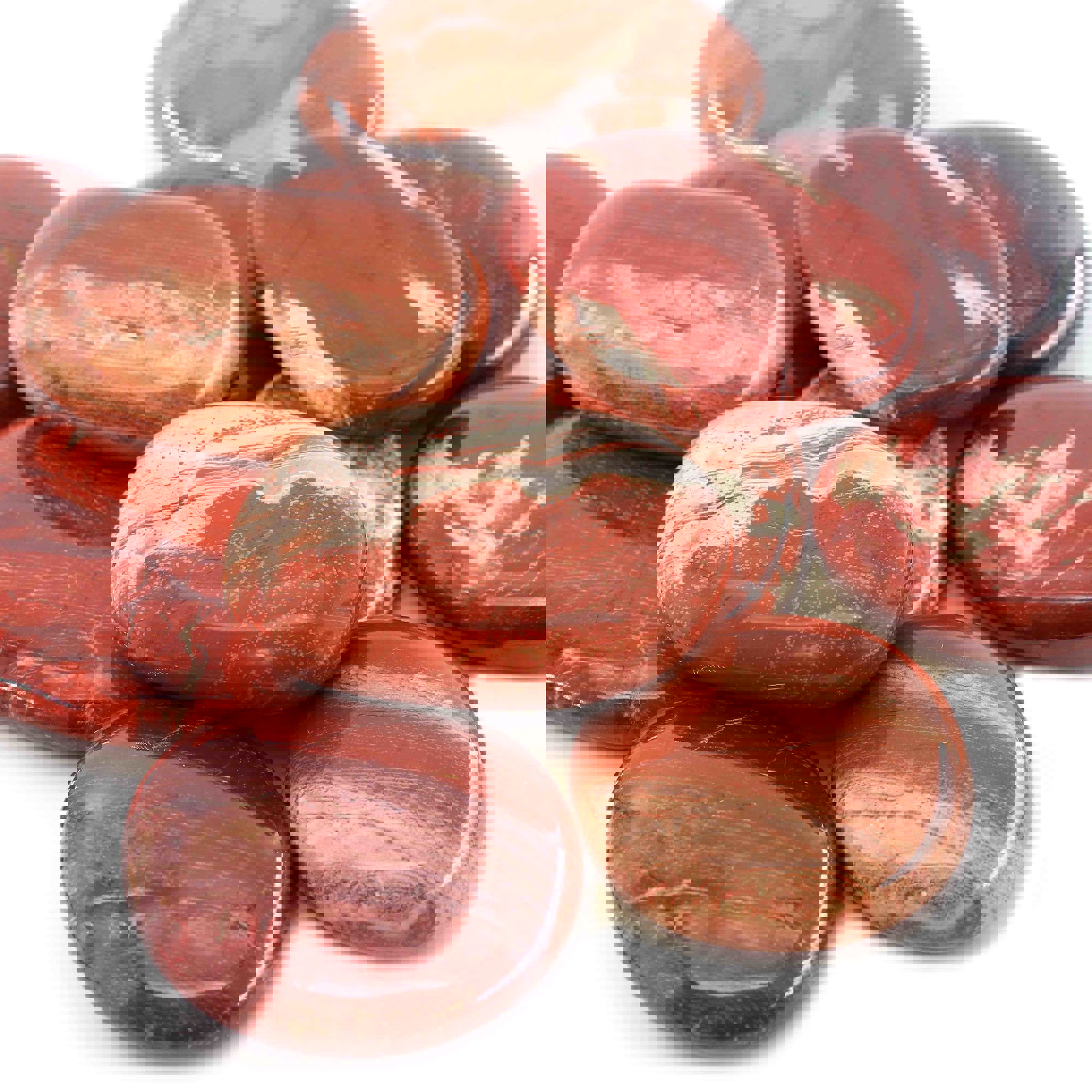 Immagine di Pietra piatta levigata di Diaspro breccia (PU: 250g)