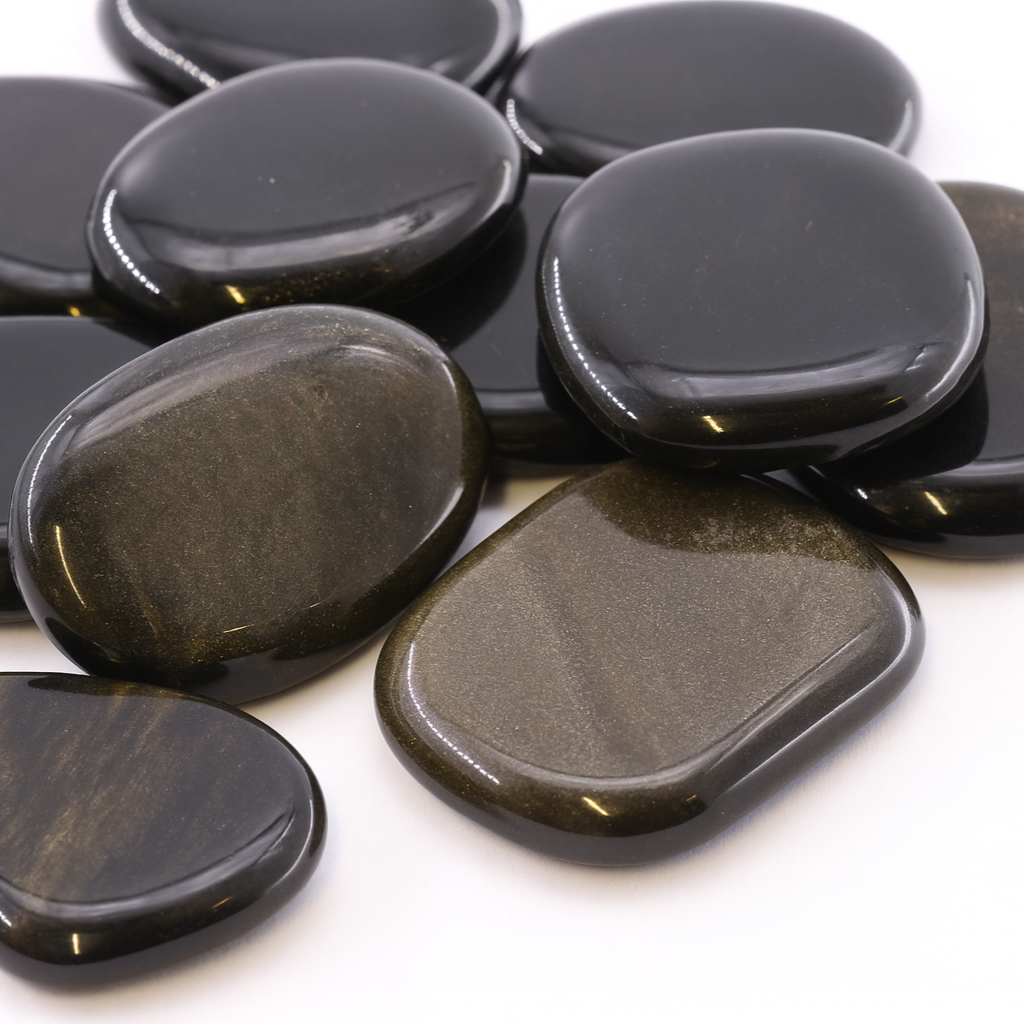 Bild von Gold Obsidian Handschmeichler (VE: 250g)