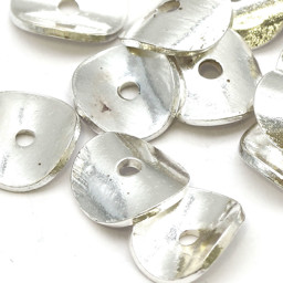 Vedere dettagli per Perline scanalate, argento 925 Immagine di Perline scanalate, argento 925