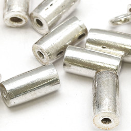 Vedere dettagli per Perline tonde, argento rodiato 925 Immagine di Perline tonde, argento rodiato 925