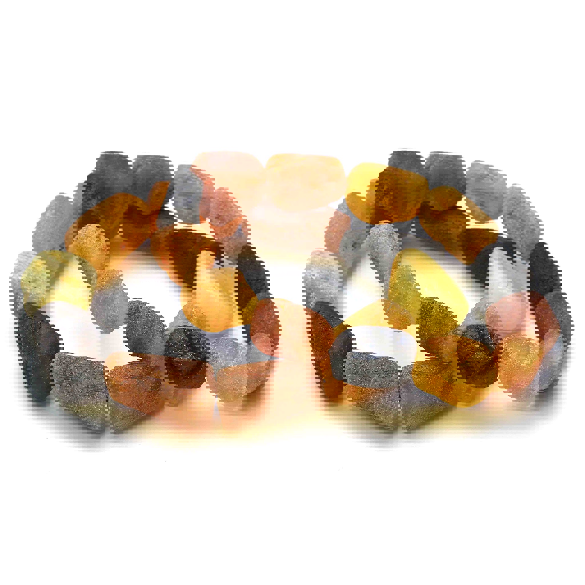 Image de Bracelet de boules d'ambre 12-13mm  