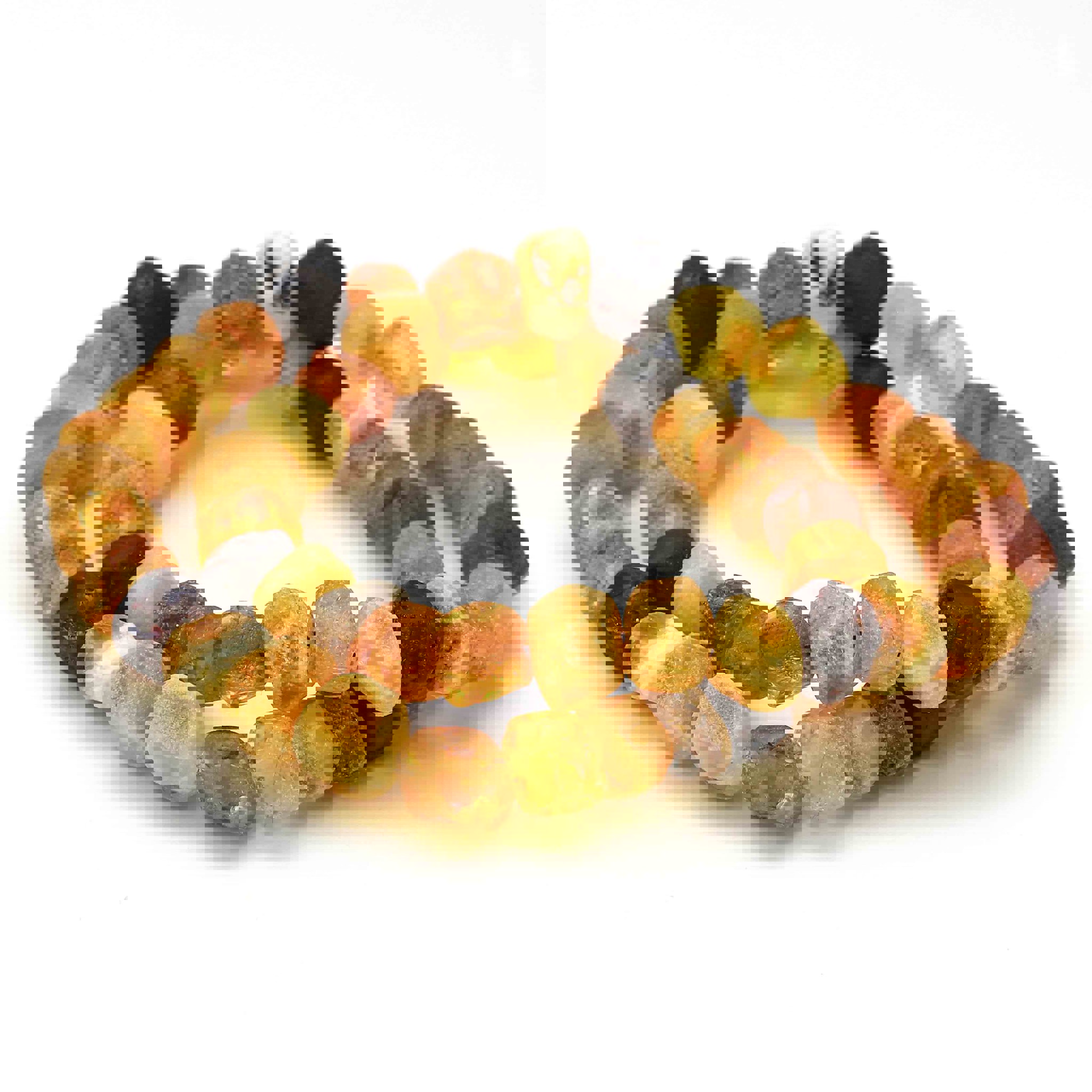 Image de Bracelet de boules d'ambre 12-13mm  