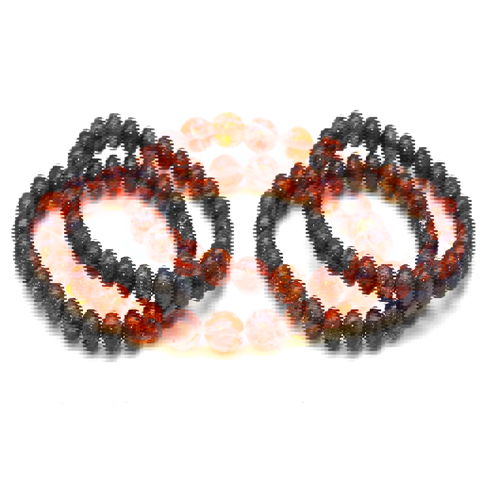 Image de Bracelet de boules d'ambre 12-13mm  