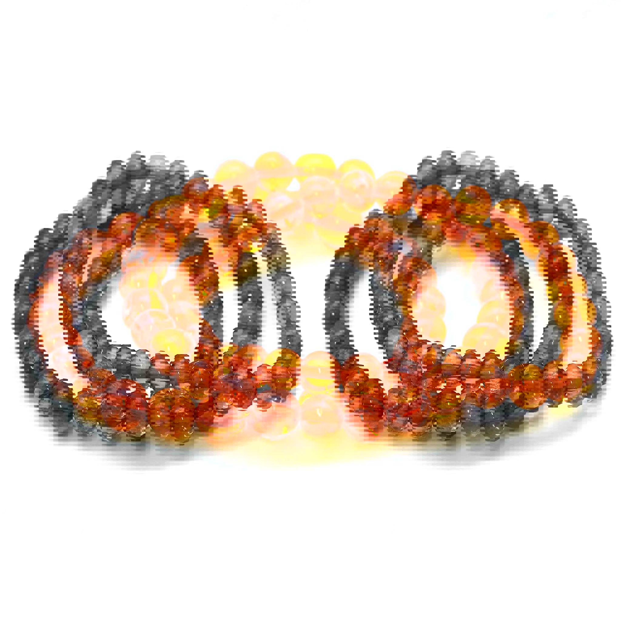 Image de Bracelet de boules d'ambre 12-13mm  