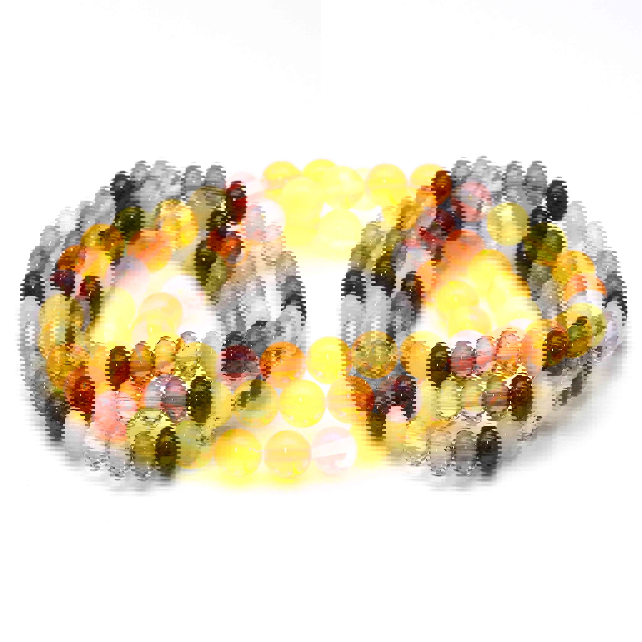 Image de Bracelet de boules d'ambre 12-13mm  