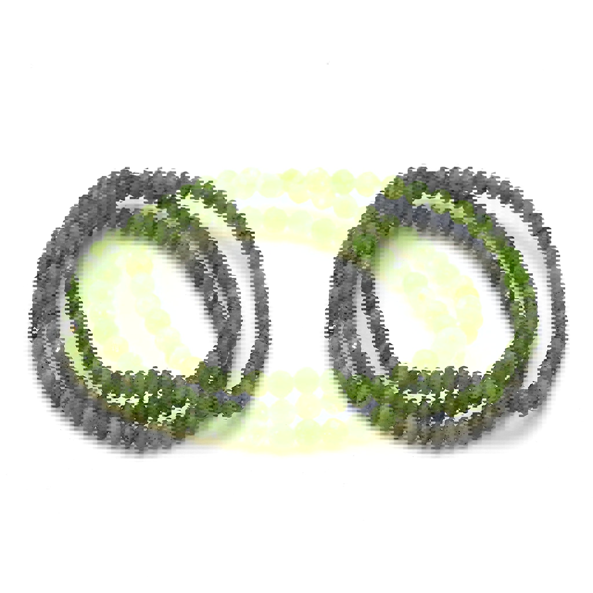 Immagine di Giada canadese perline tonde 5 mm bracciale