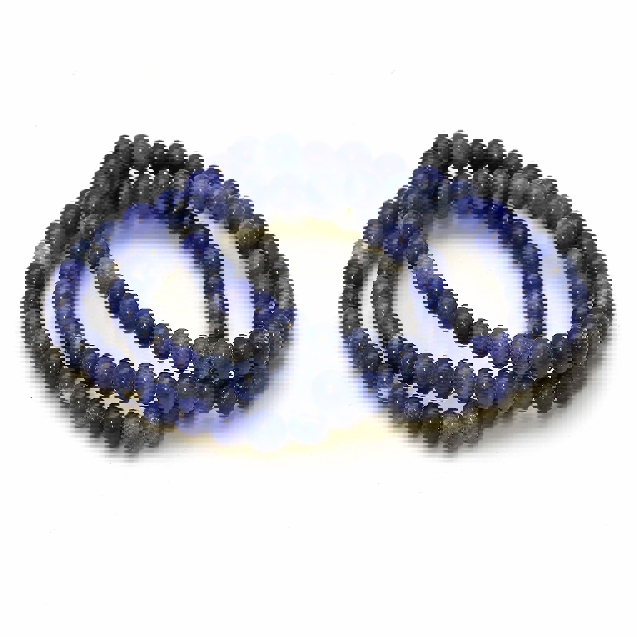 Immagine di Bracciale di perline tonde da 6 mm di Sodalite 