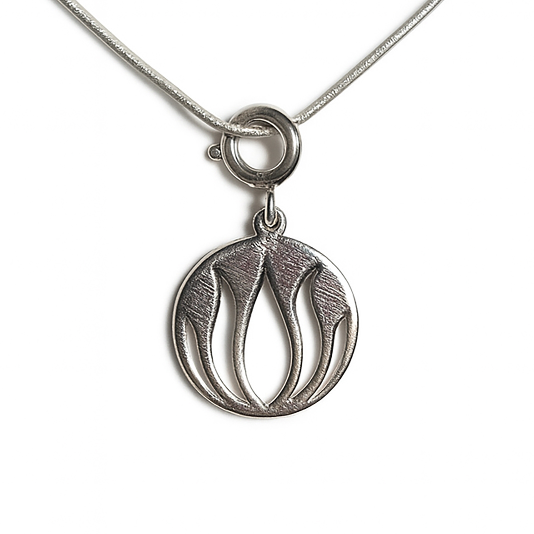 Bild von Göttlichkeit 13mm mit Federring Charm, Silber 925