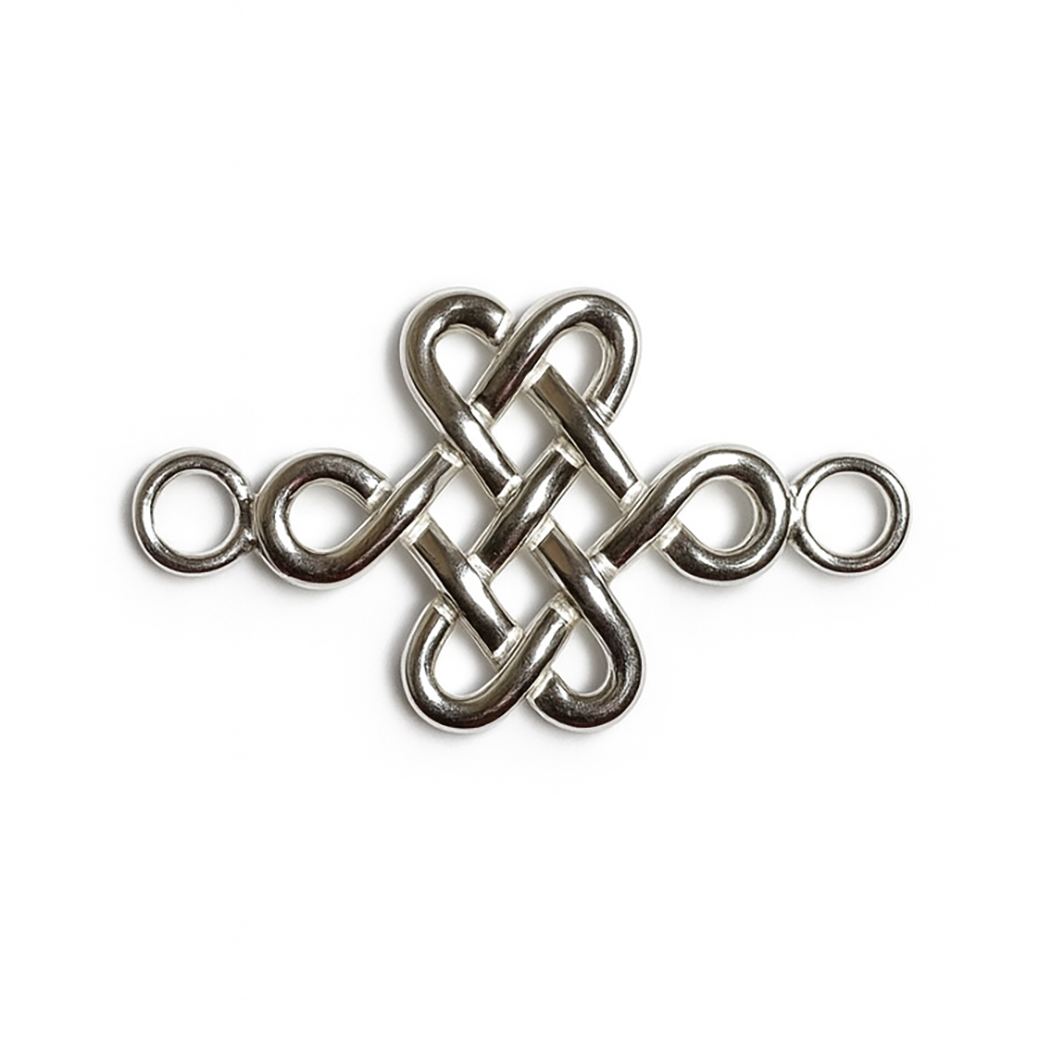 Bild von Infinity Knoten 16x28mm Anhänger, Silber 925