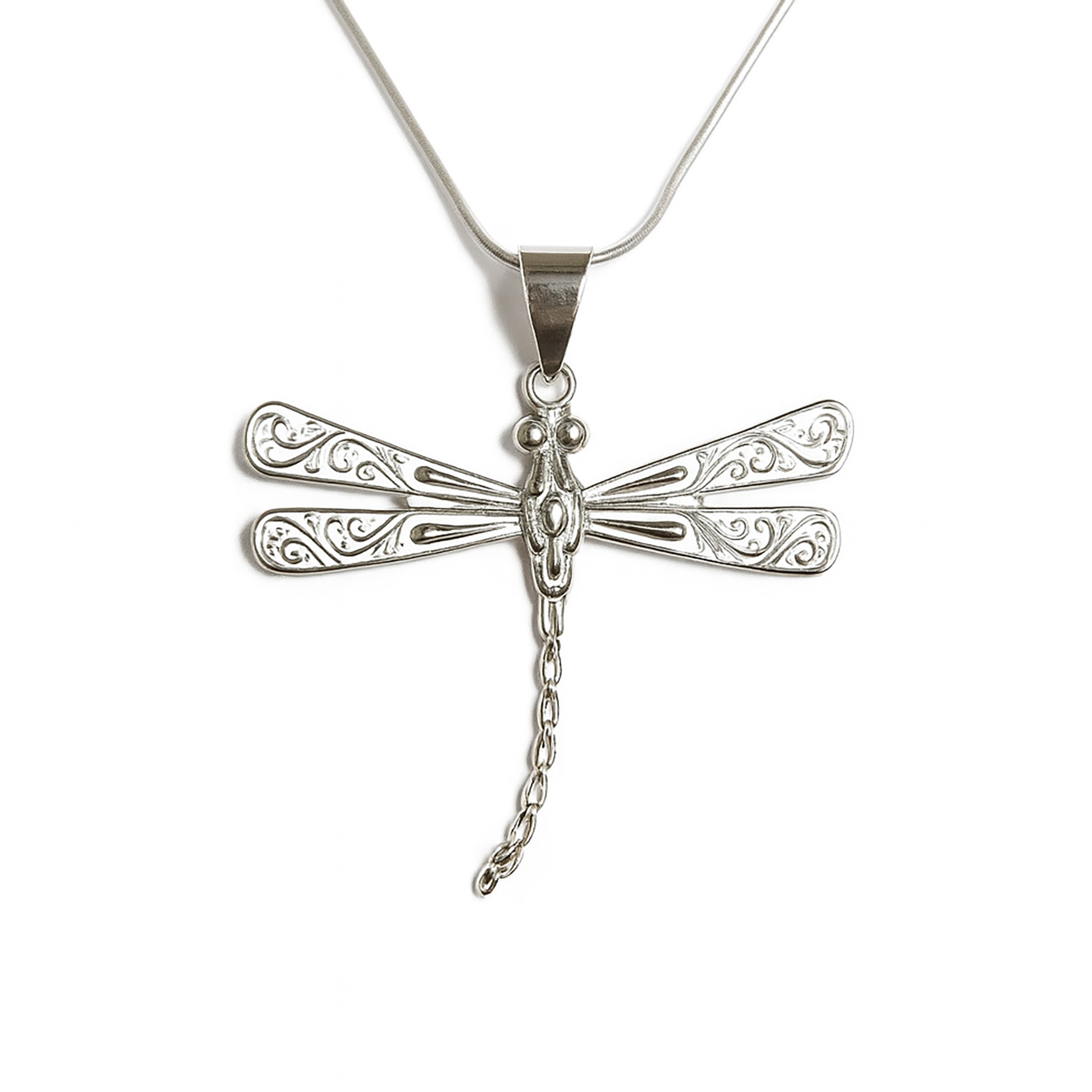 Bild von Libelle 35x32mm Anhänger, Silber 925