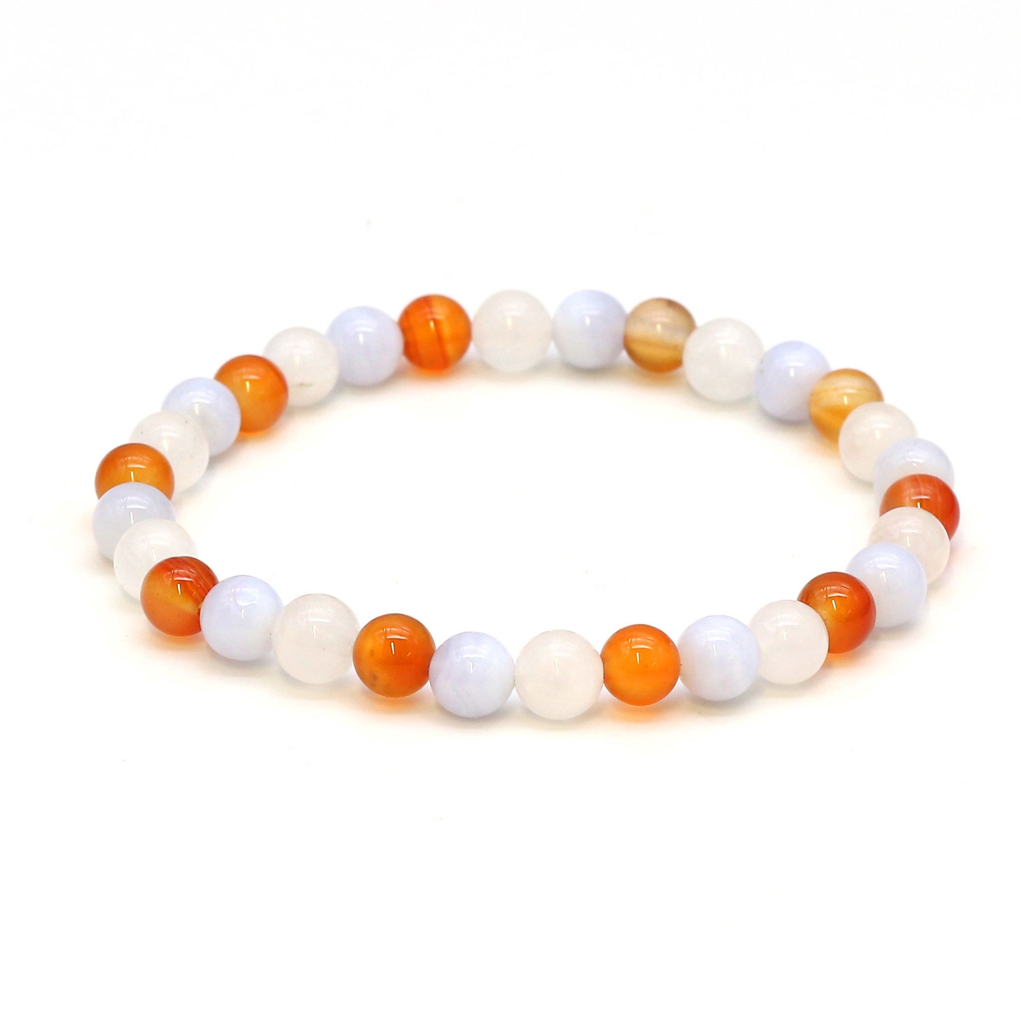 Bild von Sternezeichen Armband Krebs  6mm Kugeln