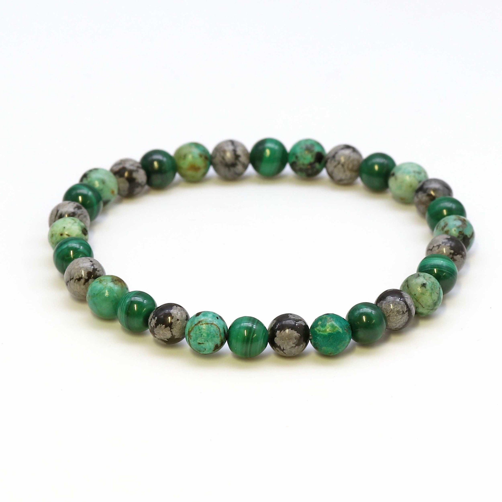 Bild von Sternezeichen Armband Wassemann  6mm Kugeln