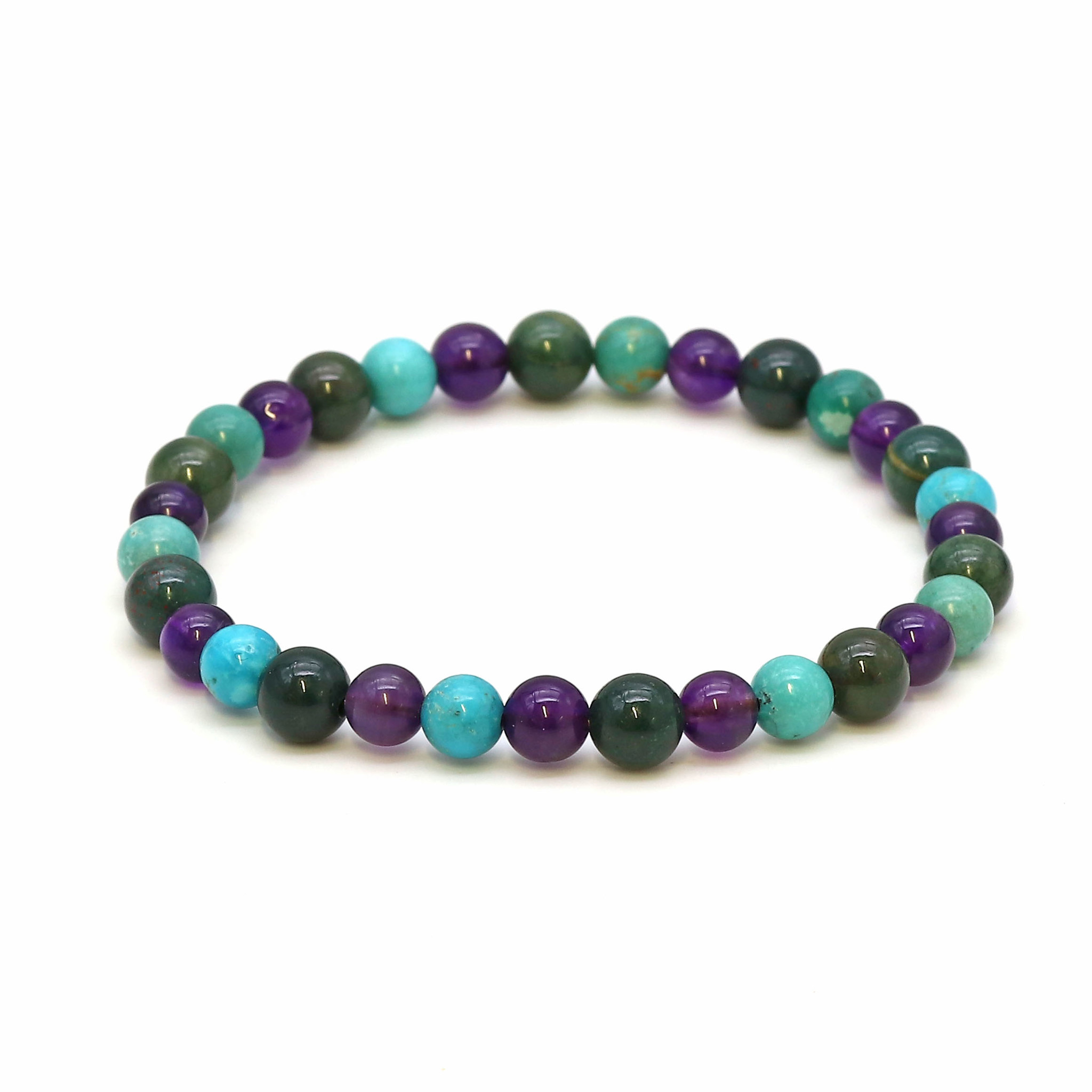 Bild von Sternzeichen Armband Fisch  6mm Kugeln