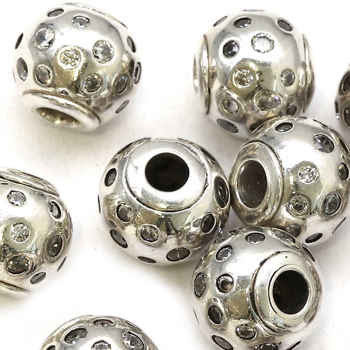 Bild von Kugeln mit Zirkonia 9mm, Silber 925