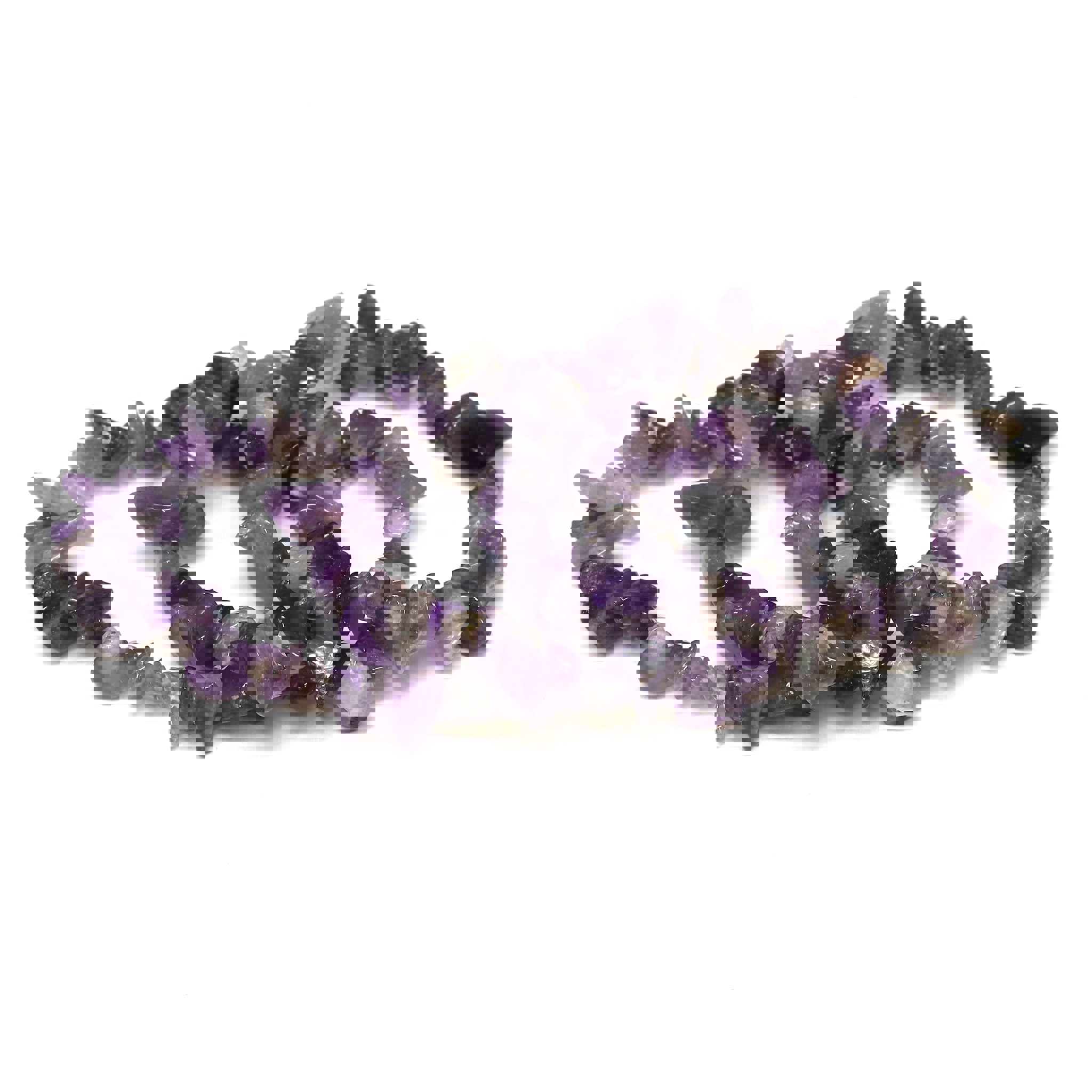 Bild von Amethyst Splitter  7-11mm Armband (VE: 20er Set)