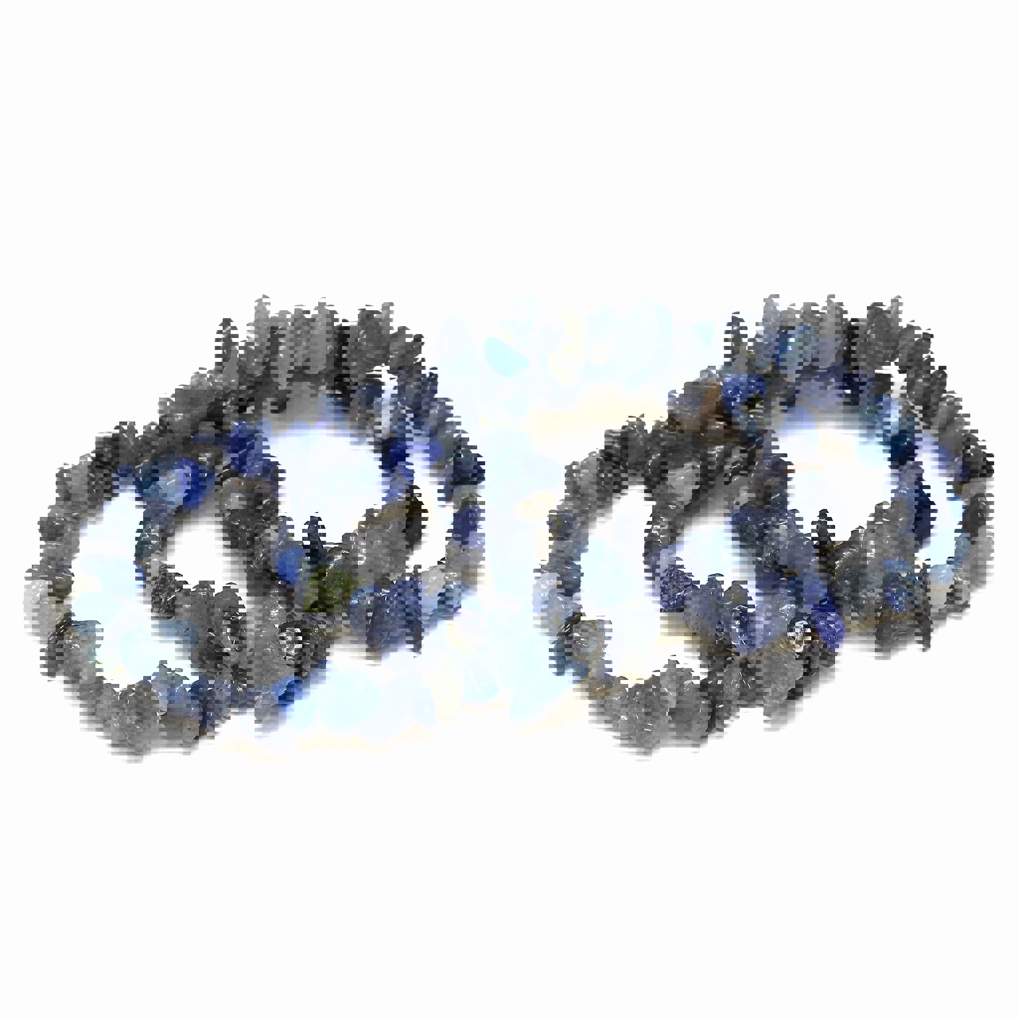 Immagine di Bracciale in quarzo blu 7-11 mm (PU: set da 20)