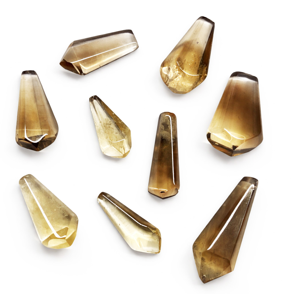 Bild von Citrin Spitzen 23-32mm natur, Brasilien