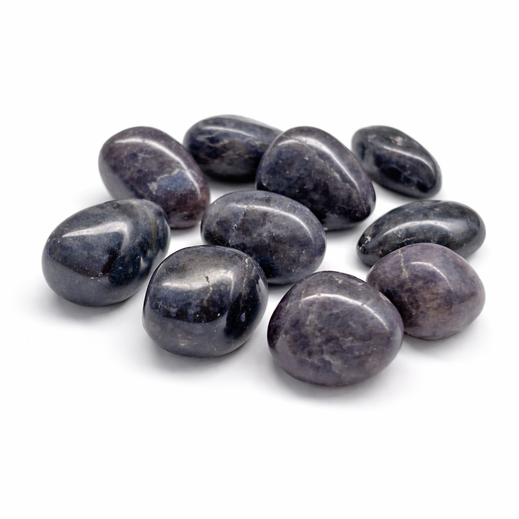 Bild von Iolith (Cordierit) Trommelsteine (VE: 250g)