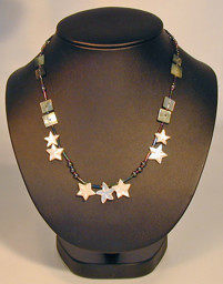 Bild von Perlmutt "Sterne" Halskette