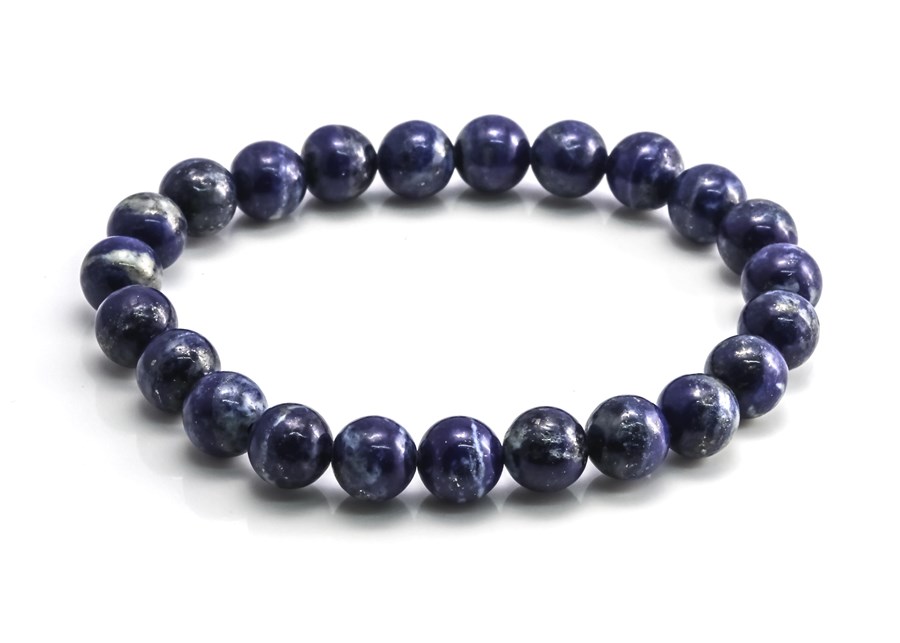 Bild von Lapis Kugeln  7mm Armband Extra