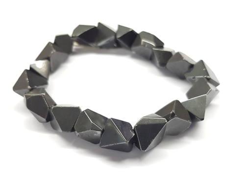 Image de Magnetit polierte Kristalle Armband Extra